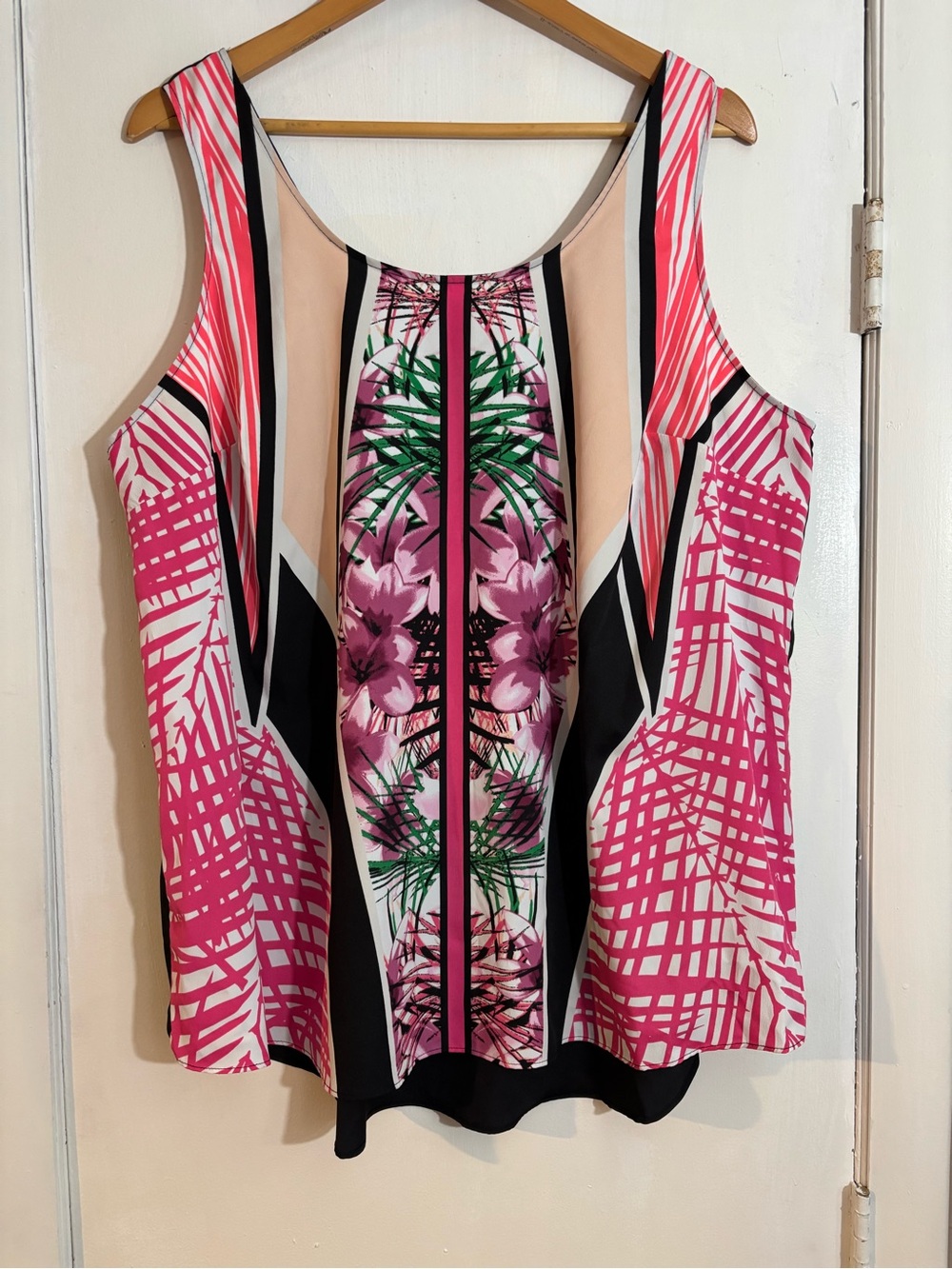 Apt. 9 Pink Floral & Graphic Sleeveless Tank